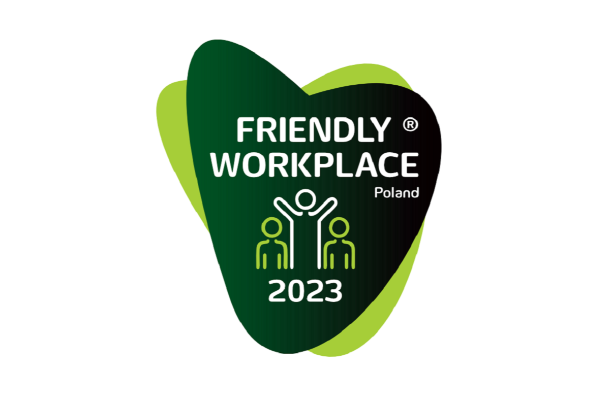  Wyróżnienie Friendly Workplace 2023 Poland 